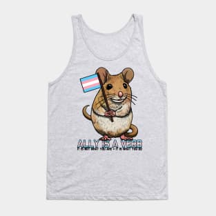 Ally is a Verb Trans Mouse Tank Top